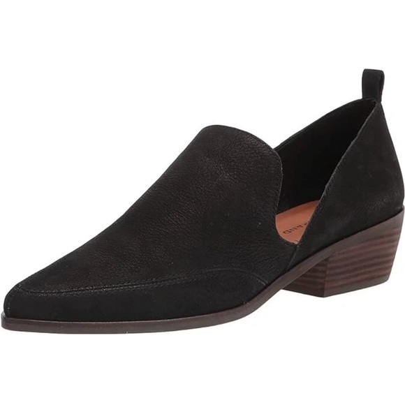 Lucky Brand Shoes - Lucky Brand Mahzan Slip On Loafer Black Nubuck Leather, Sz 6.5